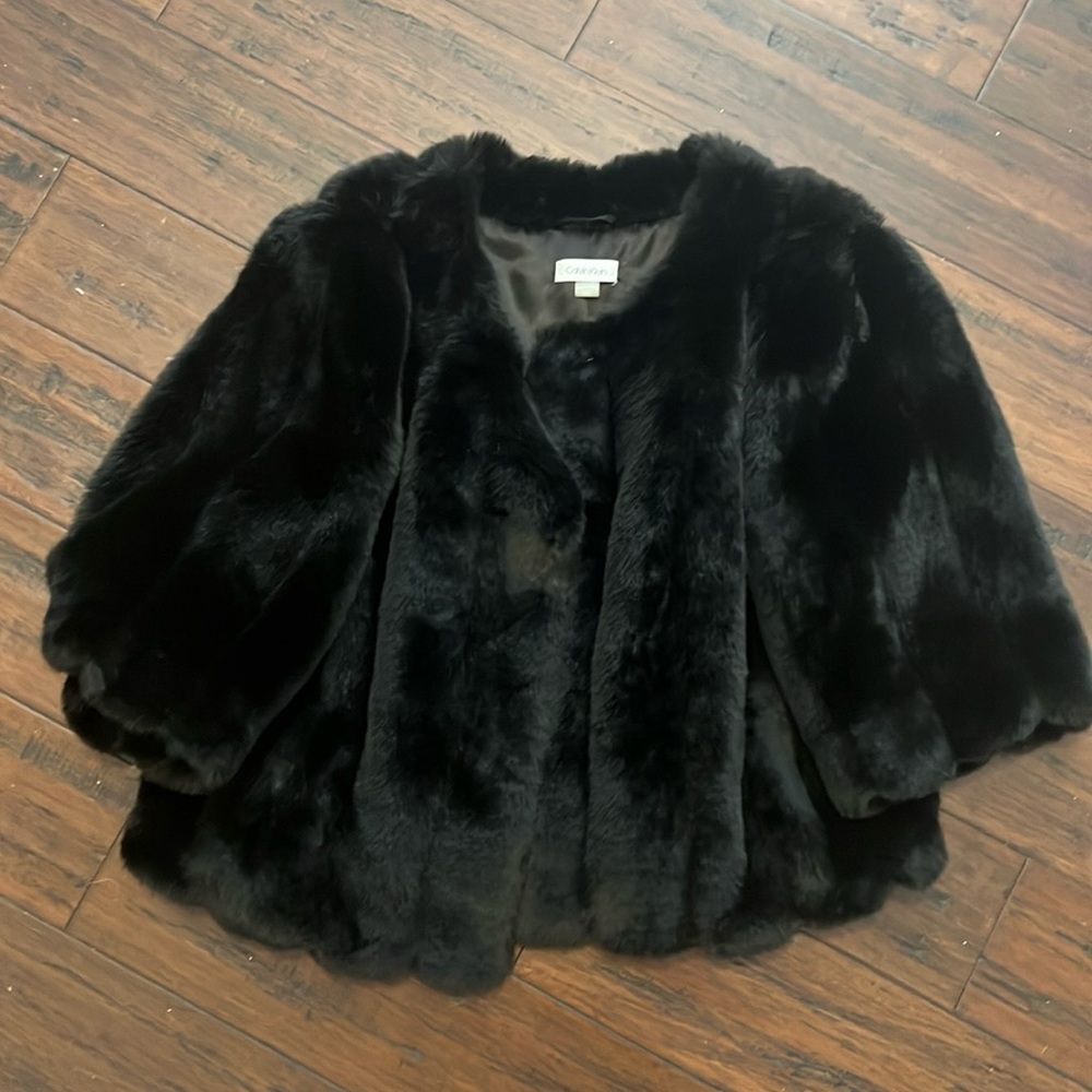 Calvin Klein Faux Fur Large